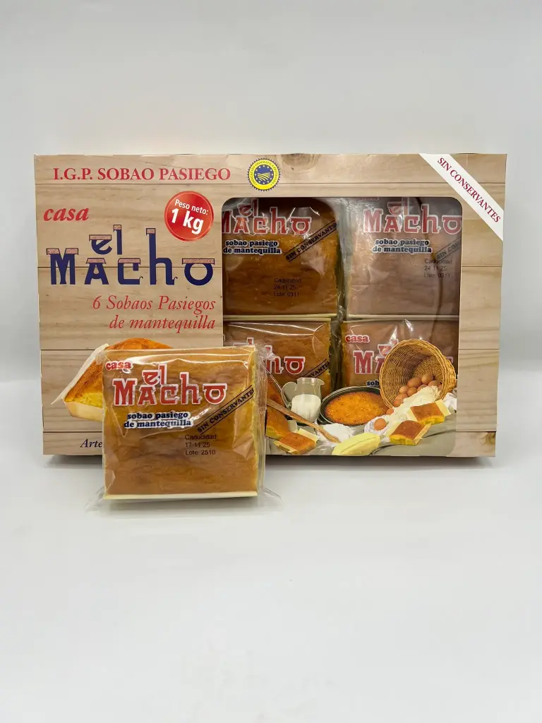 Caja sobaos "el macho"