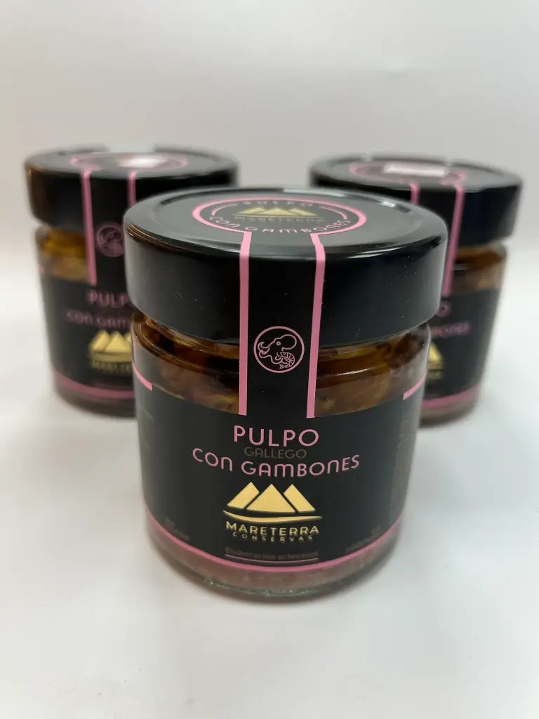 Pulpo con gambones