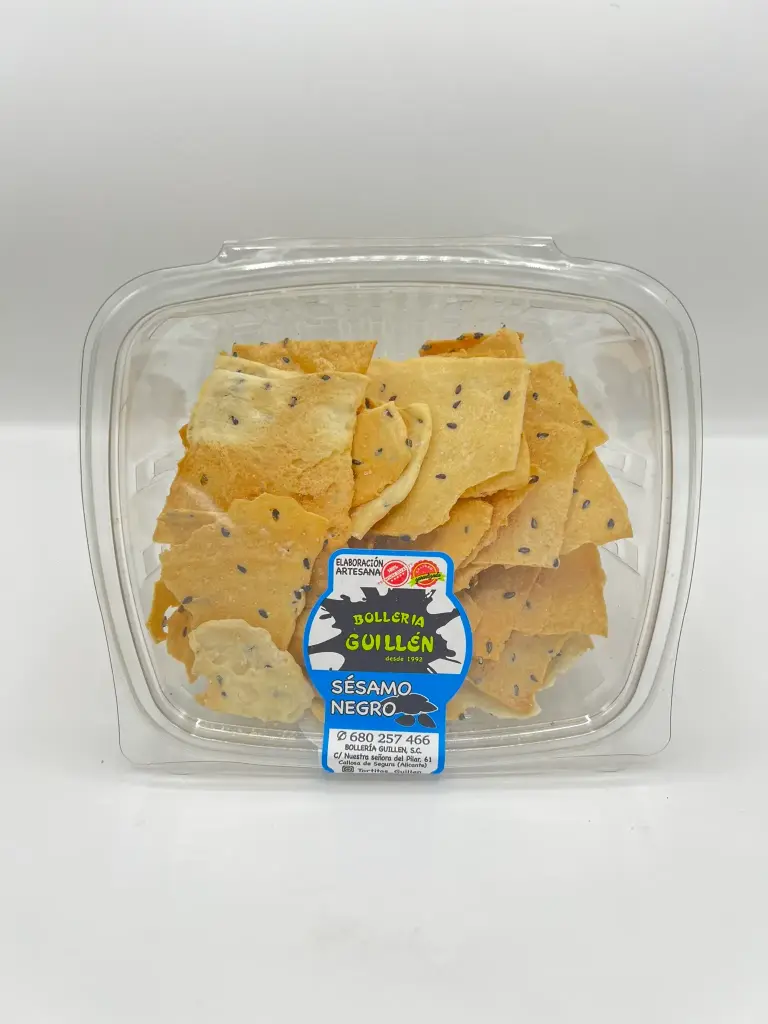 Tortitas de sésamo negro
