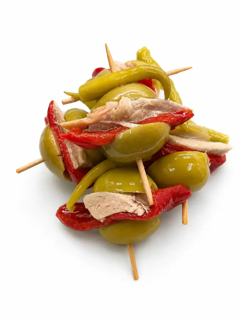 Bocaditos de ventresca y pimiento