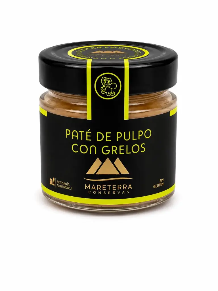 Paté de pulpo con grelos