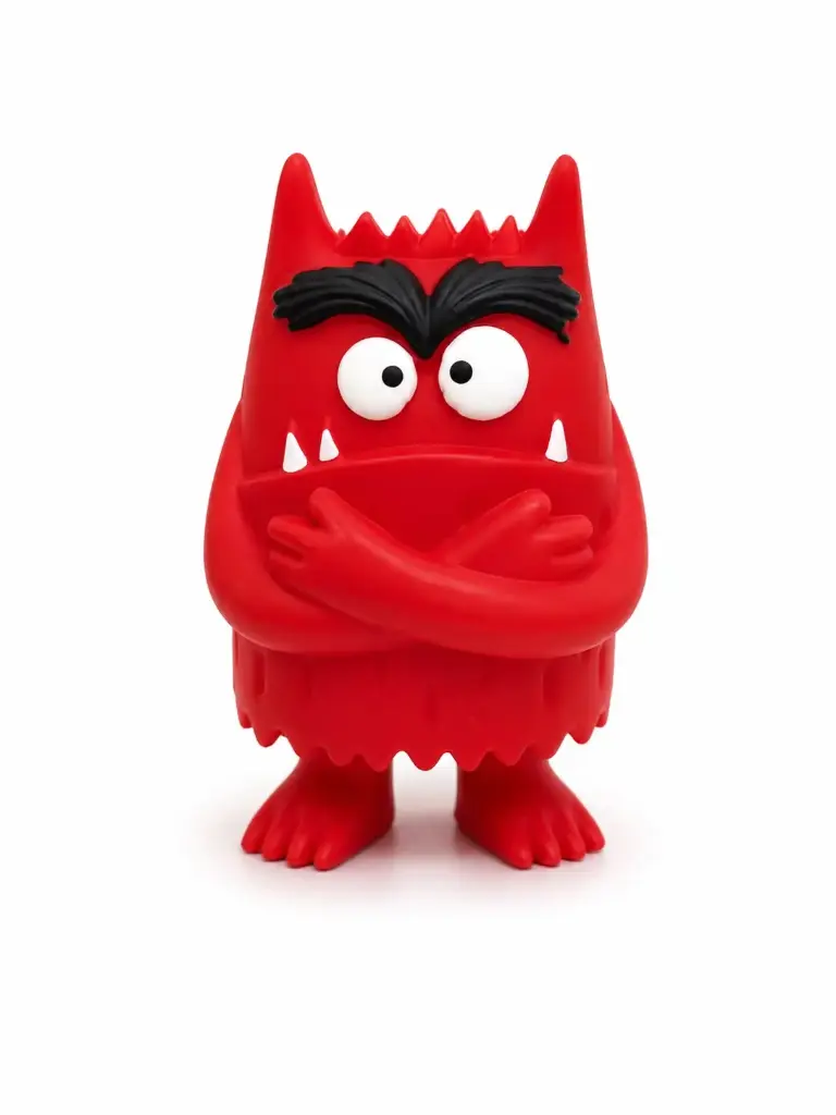 Monstruo de colores enfado