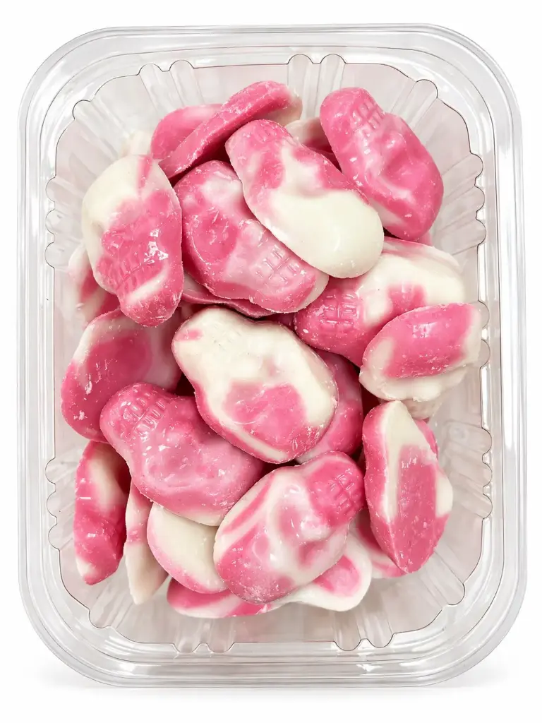 Calaveras Chocolate Blanco y Fresa