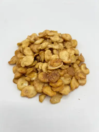 Habas fritas con sal