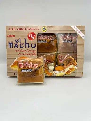 Caja sobaos "el macho"