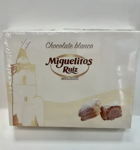 Miguelitos de la roda de chocolate blanco