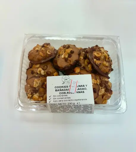 Cookies chocolate y avellana