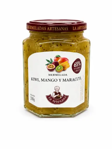 Mermelada de kiwi, mango y maracuyá