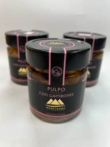 Pulpo con gambones