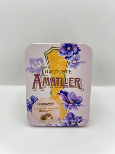 Caja metálica de bombones