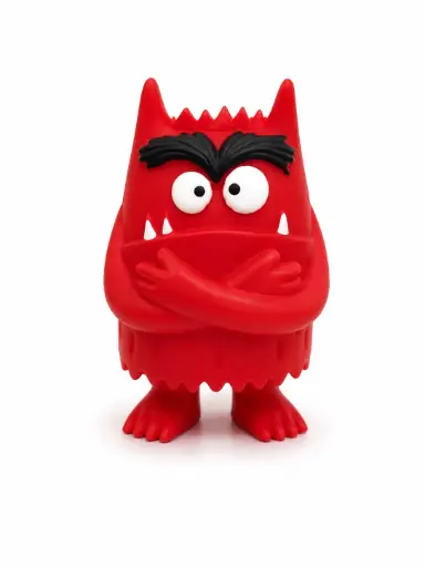 Monstruo de colores enfado