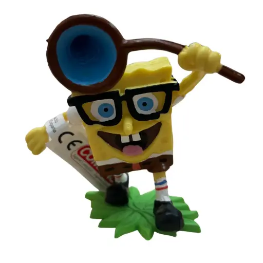 Bob Esponja caza mariposas